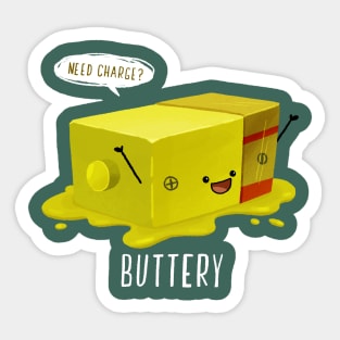 Buttery Sticker